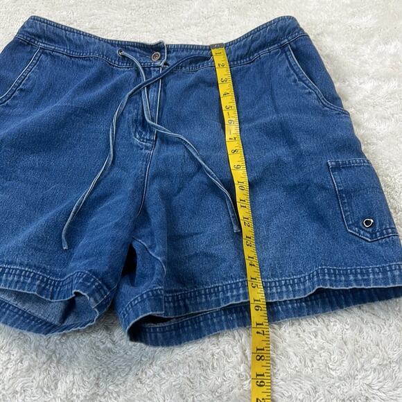 Westbound 100% cotton drawstring waist denim cargo shorts, size 16 - Picture 4 of 9